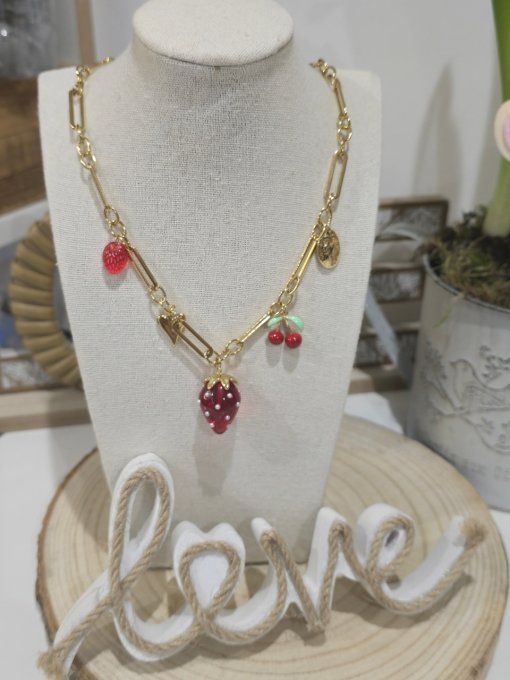 COLLIER FRAISE
