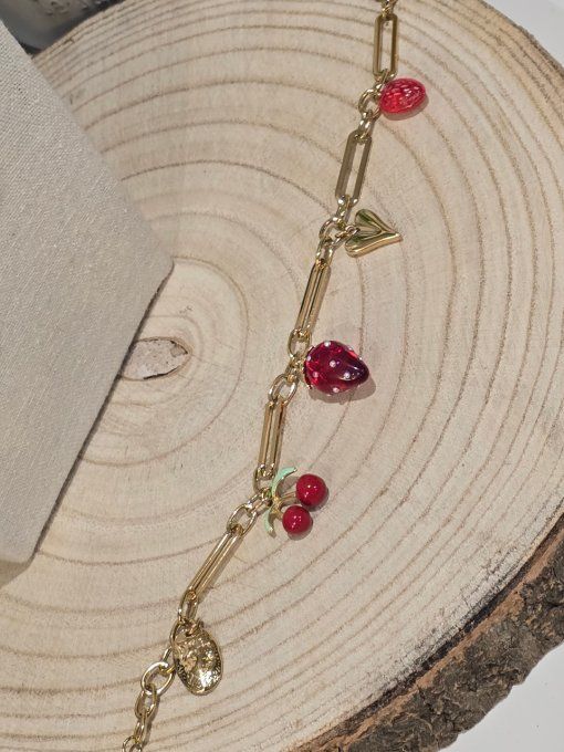 BRACELET FRAISE
