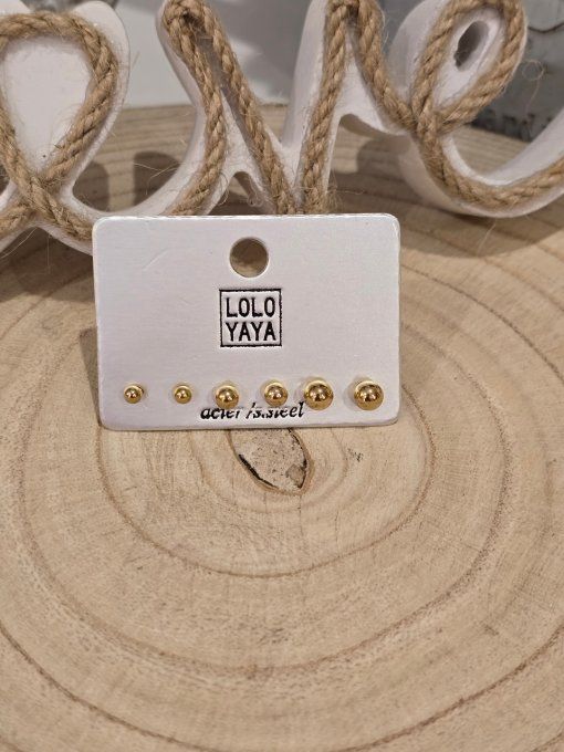 BOUCLES D'OREILLES