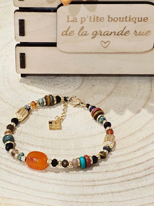 BRACELET PIERRES NATURELLES