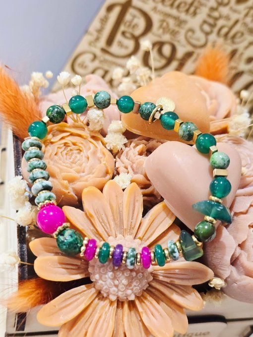 BRACELET PIERRES NATURELLES