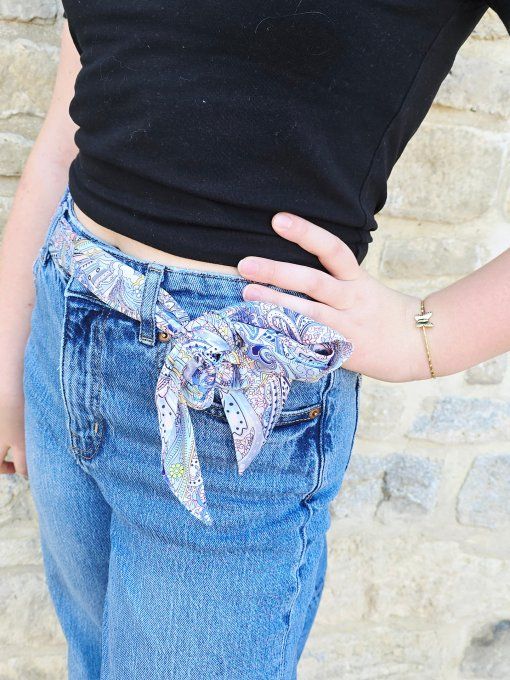 BANDEAU FOULARD CEINTURE