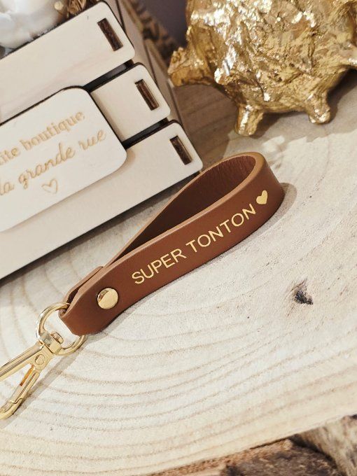 PORTE CLES CUIR
