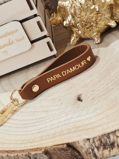 PORTE CLES CUIR
