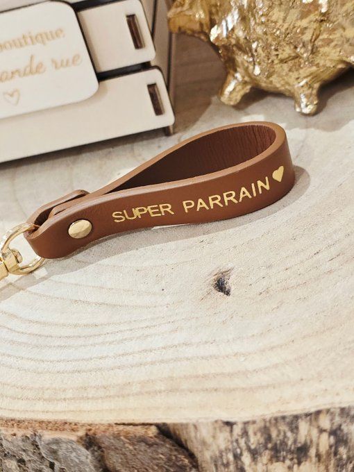 PORTE CLES CUIR