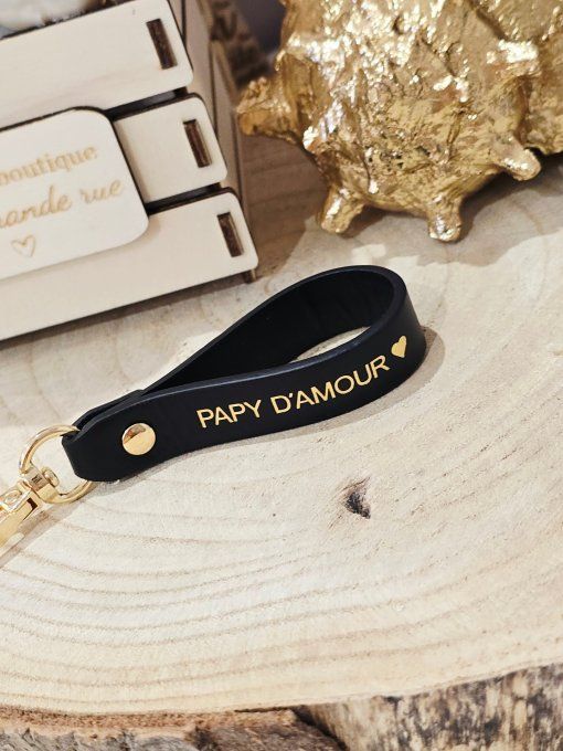 PORTE CLES CUIR