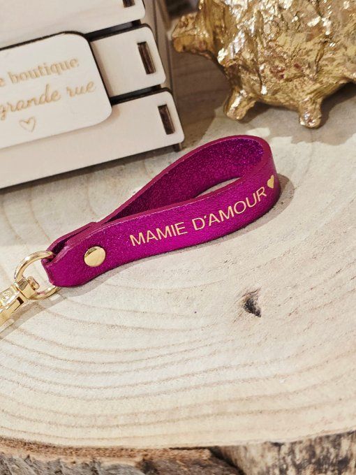 PORTE CLES CUIR