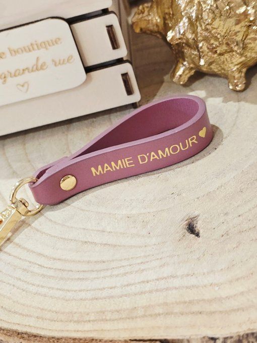 PORTE CLES CUIR