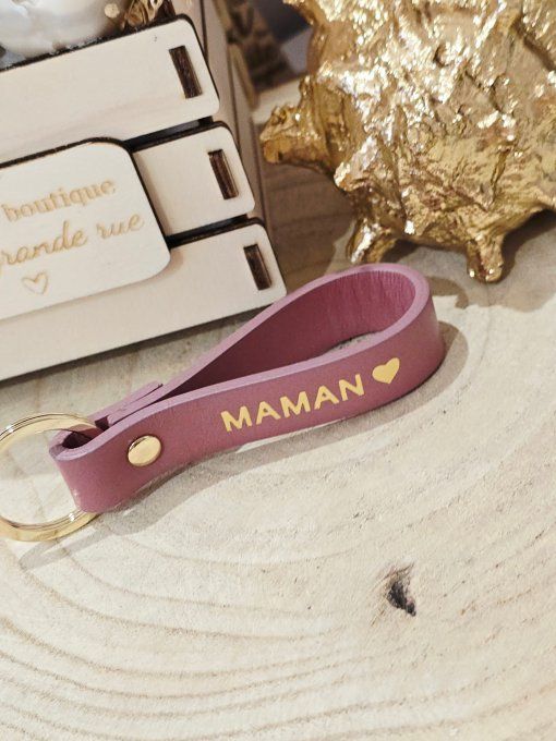 PORTE CLES CUIR