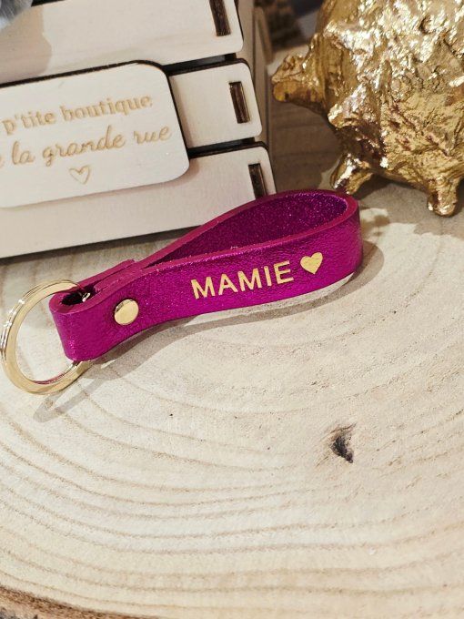 PORTE CLES CUIR