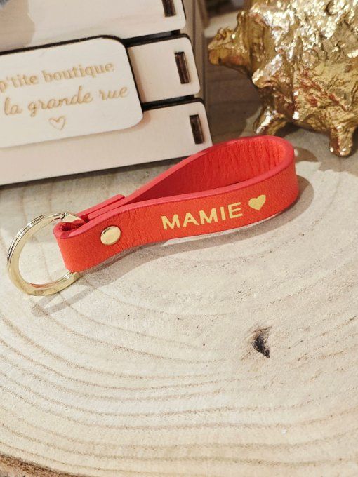 PORTE CLES CUIR