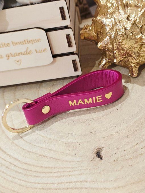 PORTE CLES CUIR