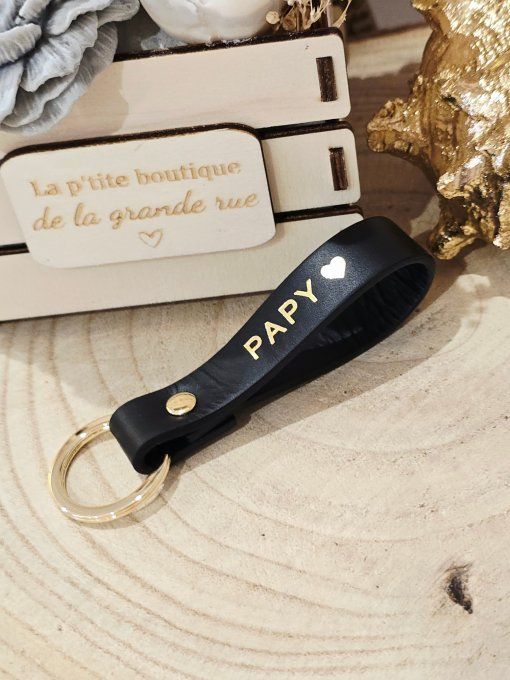 PORTE CLES CUIR