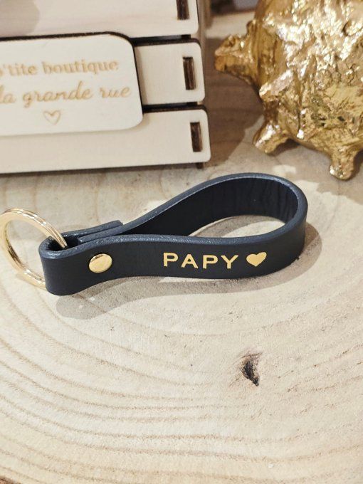 PORTE CLES CUIR