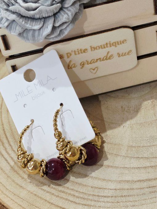 BOUCLES D'OREILLES