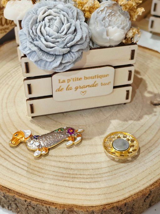 BROCHE AIMANTEE