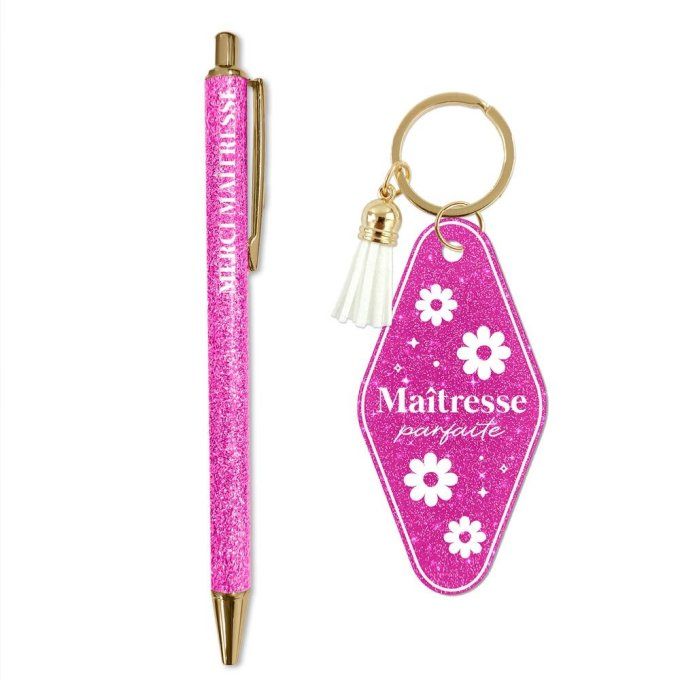 ENSEMBLE PORTE CLES STYLO
