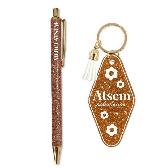 ENSEMBLE PORTE CLES STYLO