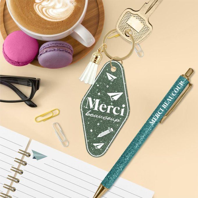 ENSEMBLE PORTE CLES STYLO