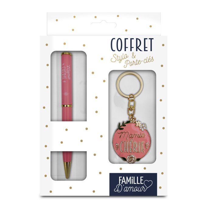 COFFRET STYLO PORTE CLES