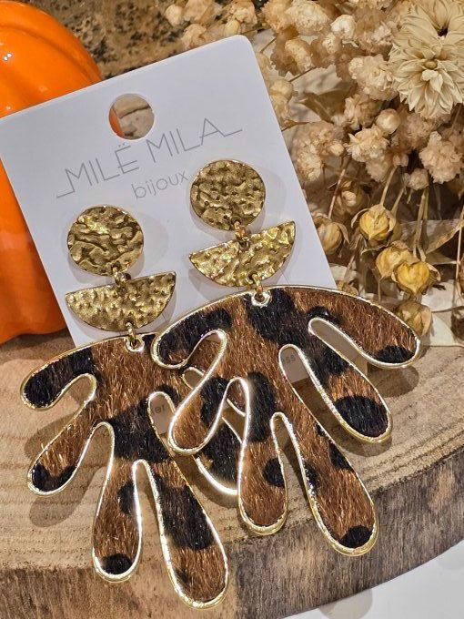 BOUCLES LEOPARD