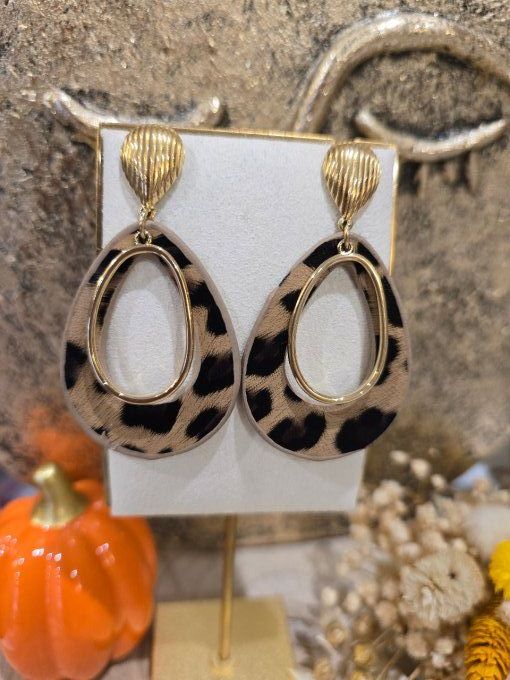 BOUCLES LEOPARD