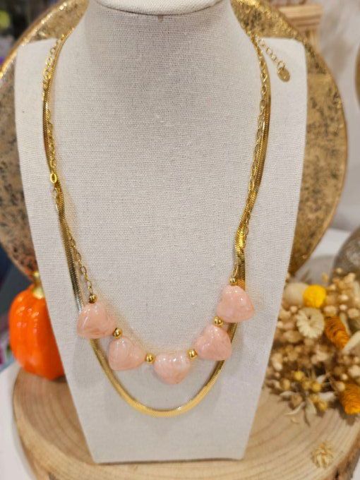 COLLIER DOUBLE COEUR