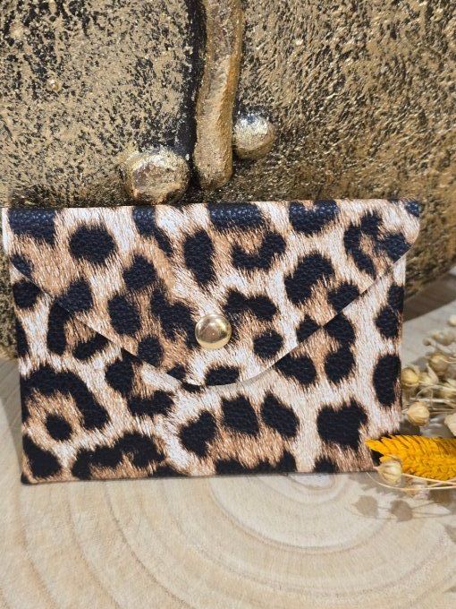 PORTE MONNAIE LEOPARD