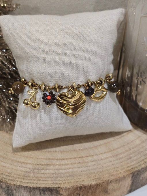 BRACELET BRELOQUE COEUR