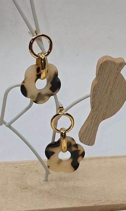 BOUCLES D'OREILLES LEOPARD